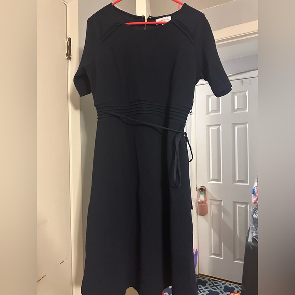 Beautiful and comfortable Motherhood Maternity navy dress size medium - Picture 1 of 7